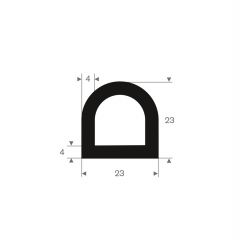 Finger guard profile 23x23mm (25m)