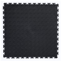 VR Interlocking tile studs black 50x50cm - 4.5mm