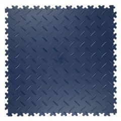 Dalles PVC clipsables diamant bleu foncé 500x500x4mm