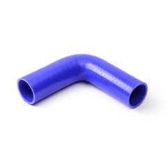 Silicone hose elbow 90° Ø25mm blue