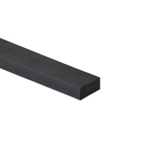 Sponge rubber rectangular cord 20x10mm (25m)