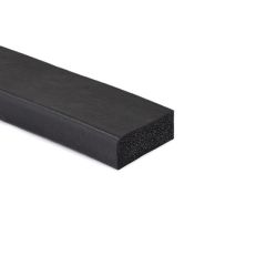 Sponge rubber rectangular cord 35x15mm (25m)