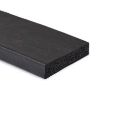 Sponge rubber rectangular cord 60x15mm (15m)