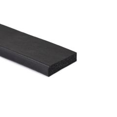 Sponge rubber rectangular cord 40x10mm (25m)