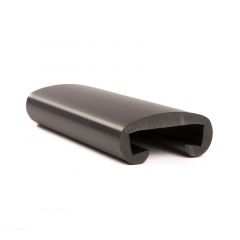 Stair handrail profile Black 30x8mm (25m)