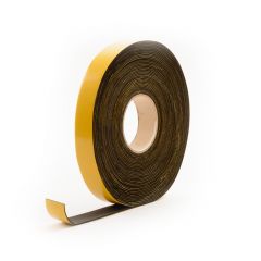 Sponge rubber strip NBR with adhesive 5x2mm (10m)