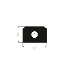 Hatch profile 30x20mm (20m)