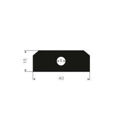 Hatch profile 40x15mm (20m)