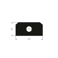 Hatch profile 40x20mm (20m)