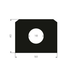 Hatch profile 50x40mm (10m)