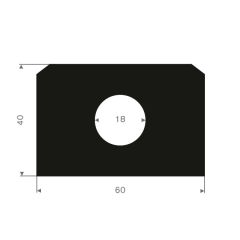 Hatch profile 60x40mm (10m)