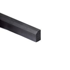 Sponge rubber rectangular cord 16x11mm (50m)