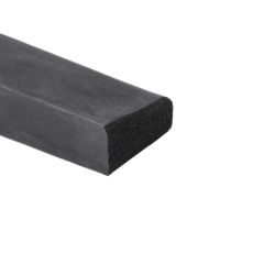 Sponge rubber rectangular cord 45x20mm (25m)