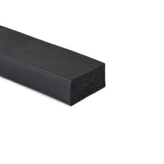 Sponge rubber rectangular cord 35x20mm (25m)