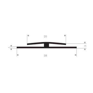 Joint caoutchouc fenêtre 38x3mm (100m)