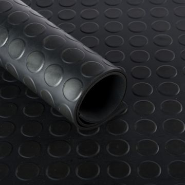 Tapis pastilles noir 3 mm (largeur 120 cm)