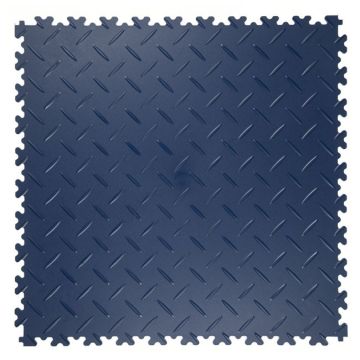 Dalles PVC clipsables diamant bleu foncé 500x500x4mm