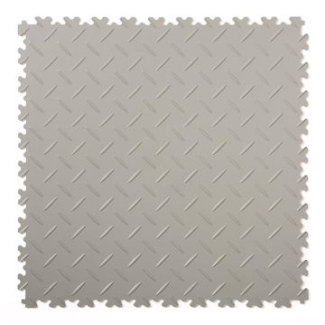 Dalle PVC emboitable diamant gris 500x500x4mm