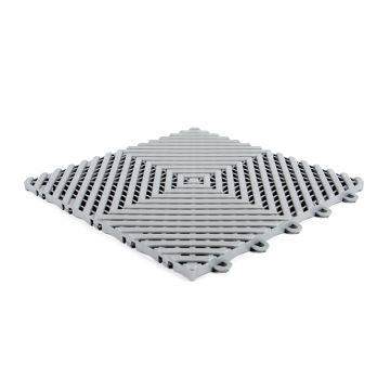 Tile open light grey 30x30cm - 15mm