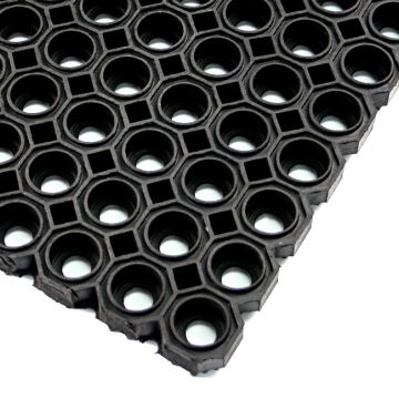 Caillebotis caoutchouc usage intensif 22 mm (150 x 100 cm)