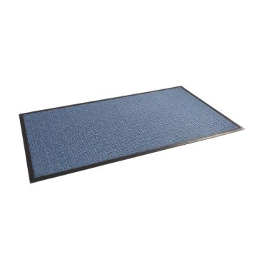 Tapis d'entrée absorbant bleu (150x90cm)