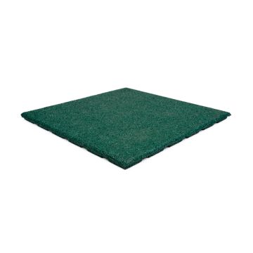 Dalle terrasse caoutchouc vert 50x50x2,5cm