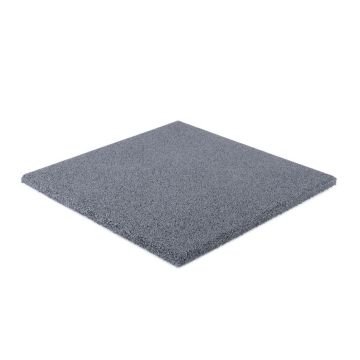 Dalle terrasse caoutchouc gris 40x40x2,5 cm
