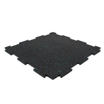 Tapis gym puzzle noir/bleu 50x50x1cm