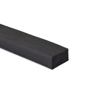 Profil rectangulaire caoutchouc mousse 25x15mm (25m)