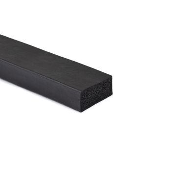 Profil rectangulaire caoutchouc mousse 30x15mm (25m)