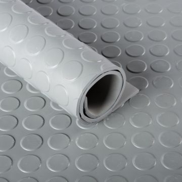 Tapis pastilles gris 3mm (largeur 120cm)