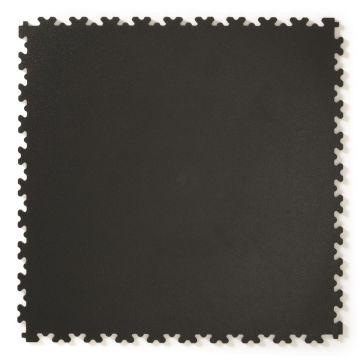 Dalle PVC emboitable martele noir 500x500x4mm