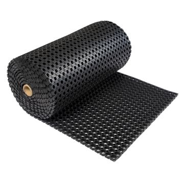 Caillebotis caoutchouc en rouleaux 16 mm (10 m)