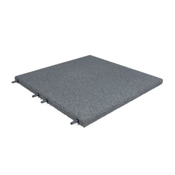 Dalle terrasse caoutchouc gris 50x50x3 cm