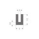Profil en U caoutchouc mousse 3mm - 9x13mm (50m)