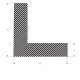 Cornière angle caoutchouc mousse 40x40mm (25m)