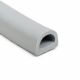 Sponge D-profile 21x15mm with adhesive grey (50m)