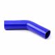 Silicone hose elbow 45° Ø25mm blue