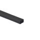 Sponge rubber rectangular cord 15x10mm (50m)