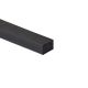 Sponge rubber rectangular cord 20x15mm (25m)