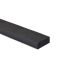 Sponge rubber rectangular cord 25x10mm (25m)