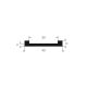 Rubber pipe clamp profile 30mm (50m)