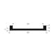 Rubber pipe clamp profile 50mm (25m)