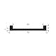 Rubber pipe clamp profile 60mm (50m)