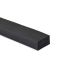 Sponge rubber rectangular cord 25x15mm (25m)