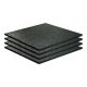 Home fitness tile black 15mm 50x50cm (4 pieces)